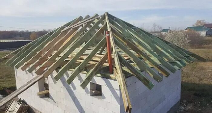 How to build a roof with an attic and what materials are needed for this +video