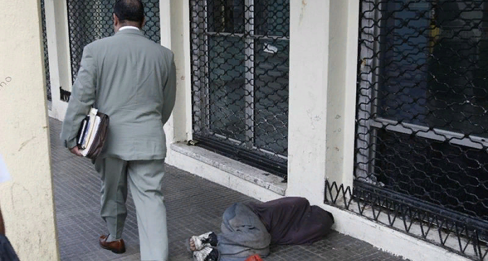 A man without his home, who is he?